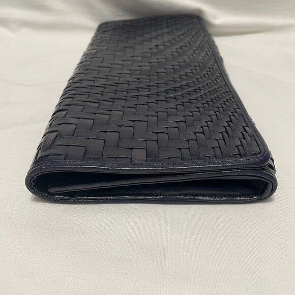 Cole Haan Clutch Womens Blue Leather New with Small Damage - Picture 5 of 6